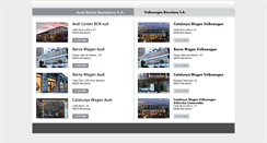 Desktop Screenshot of catalunyawagen.es